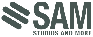 SAM – STUDIOS AND MORE Logo
